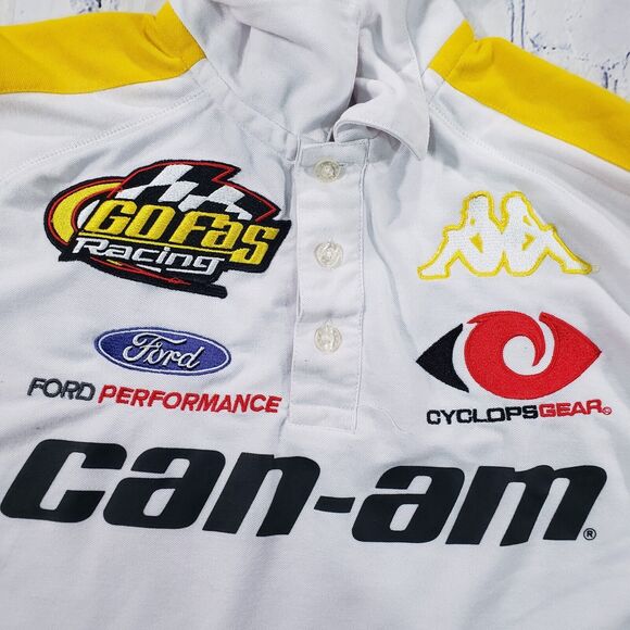 FORD PERFORMANCE Can-Am Kappa MENS S Racing Jeffrey Earnhardt #32 Polo NASCAR - Picture 4 of 12